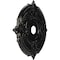 Ekena Millwork Attica PVC Medallion (Canopies up to 7 3/4"), 22"OD x 3 1/2"ID x 1"P, Textured Metallic Galaxy CMP22ATAGX - alternate 4
